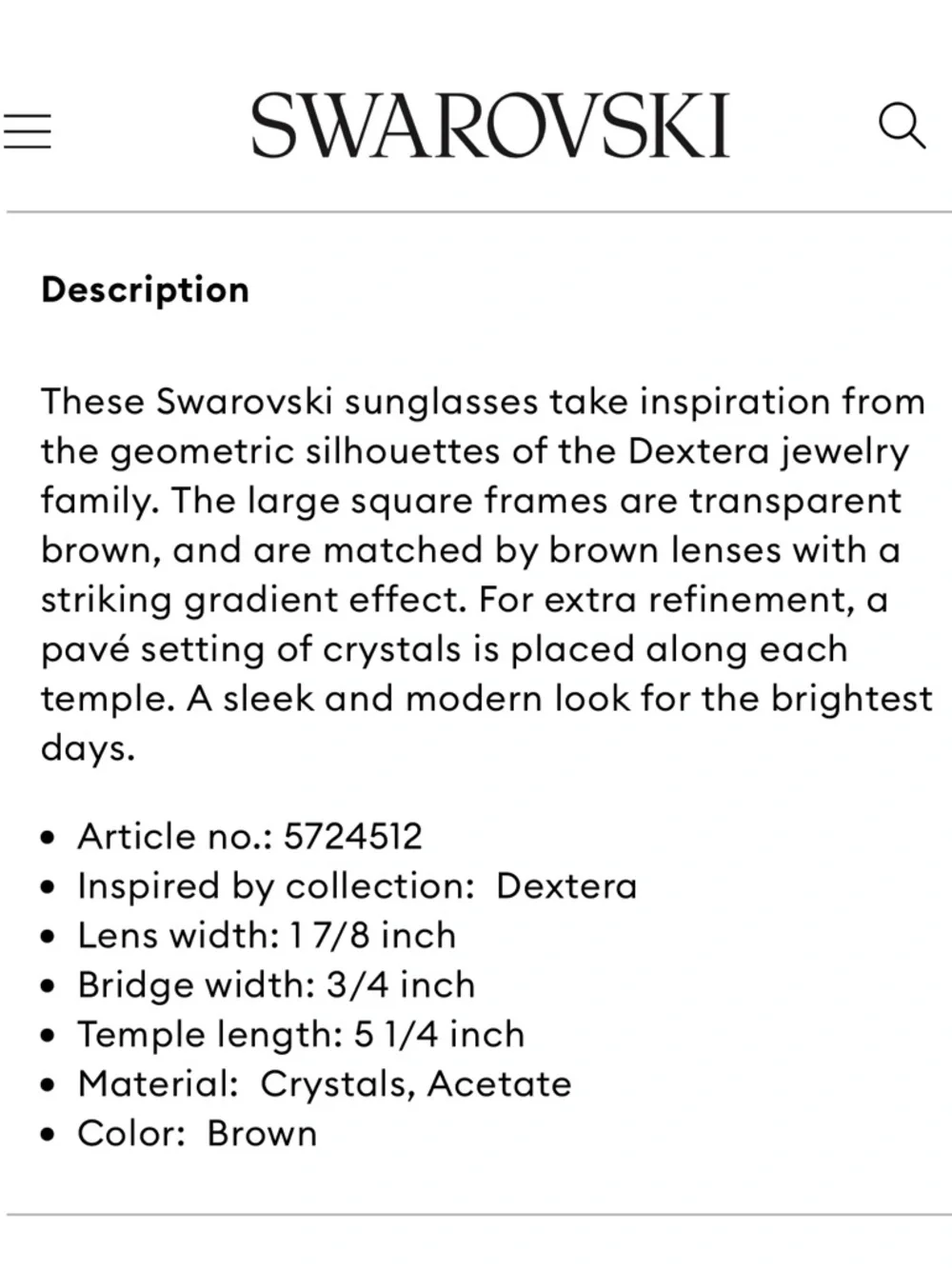 Swarovski brand new